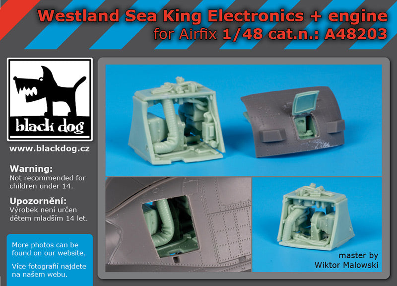 Blackdog A48203 1:48 Westland Sea King electronics - engine
