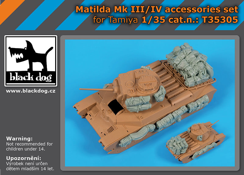 Blackdog T35305 1:35 Matilda Mk.III/IV accessories set