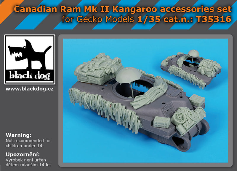 Blackdog T35316 1:35 Canadian RAM Mk.II Kangaroo accessories set