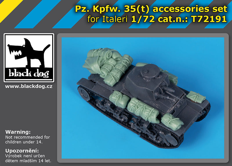 Blackdog T72191 1:72 Pz.Kpfw. 35(t) Italeri accessories set