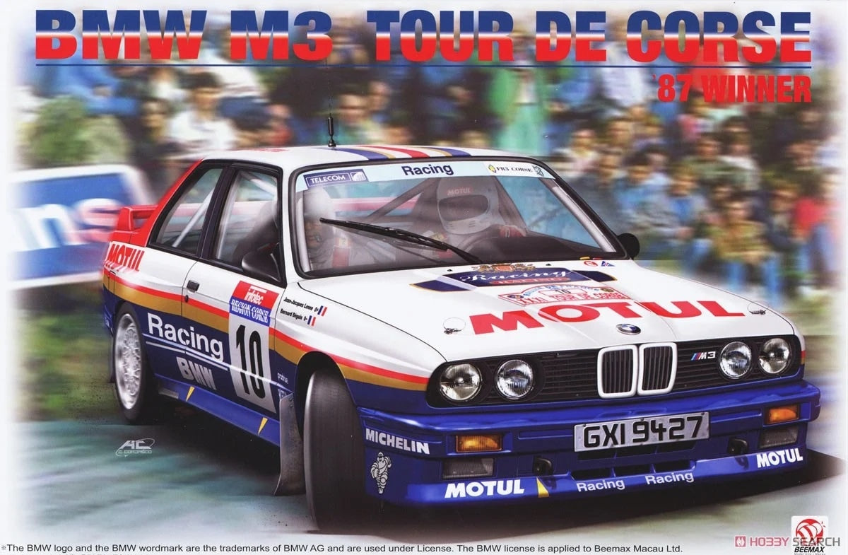 Beemax 24029 1:24 BMW M3 E30 tour de corse Winner s 1987