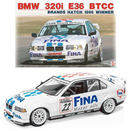 Beemax 24045 1:24 BMW 320i E36 BTCC Brands Hatch 1996 Winner