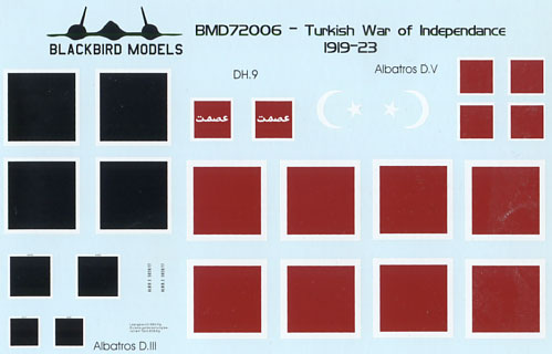 Blackbird Models D72006 1:72 Turkish War of Independence