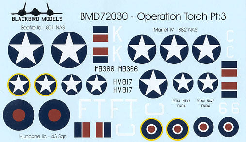Blackbird Models D72030 1:72 Operation Torch Part 3