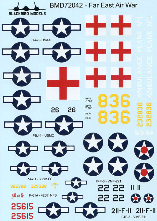 Blackbird Models D72042 1:72 Far East Air War