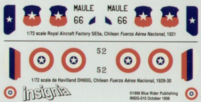 Blue Rider BR-417 1:72 Chilean Air Force 1924-30