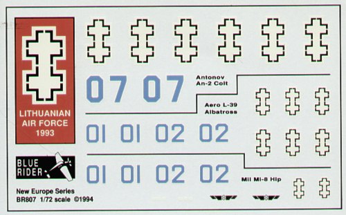 Blue Rider BR-807 1:72 Lithuanian Air Force 1993/94