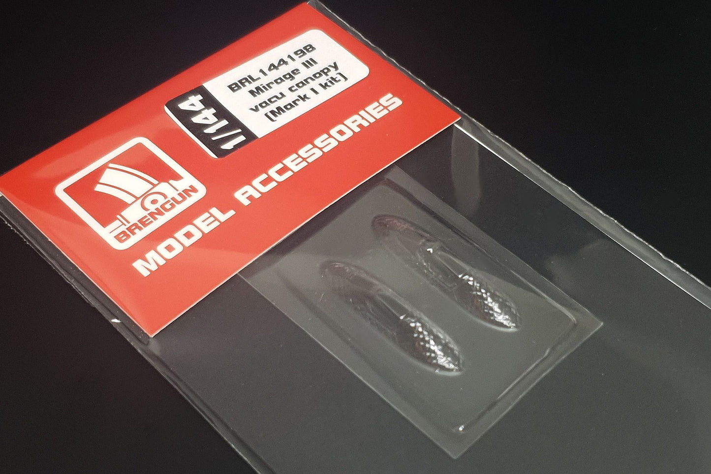 Brengun BRL144198 1:144 Dassault Mirage III vacu canopy