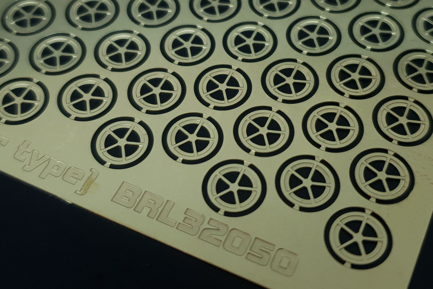 Brengun BRL32050 1:32 Tie down points (star type) PE set of tie down points