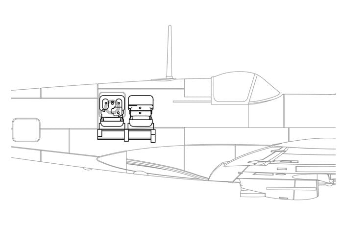 Brengun BRL48104 1:48 Supermarine Spitfire PRU Camera Set