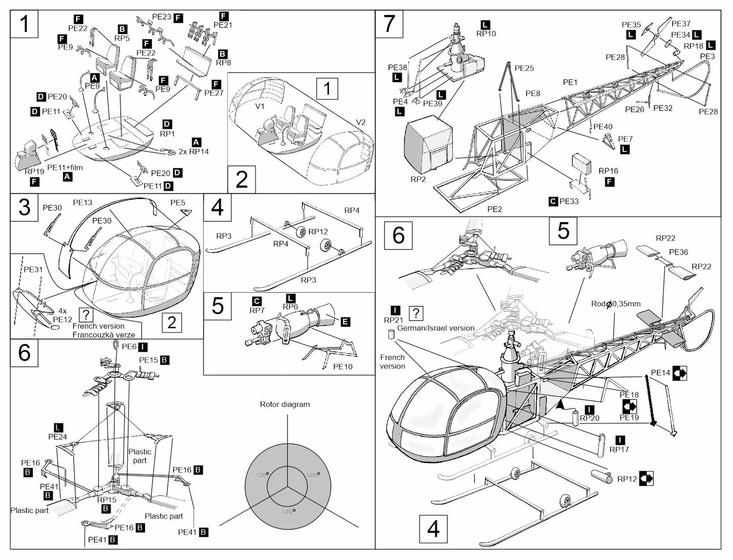 Brengun BRS72024 1:72 Aerospatiale SA 318C Alouette II