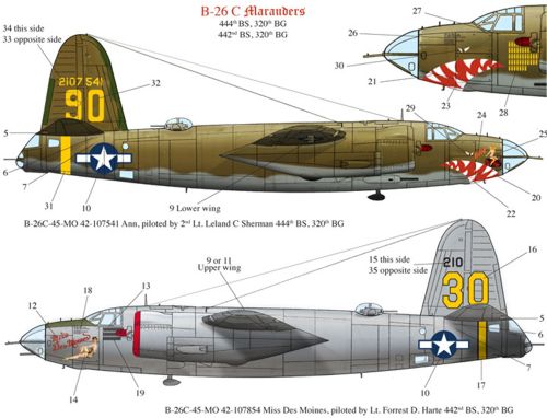 Bombshell 48-BS-010 1:48 Martin B-26C Marauder