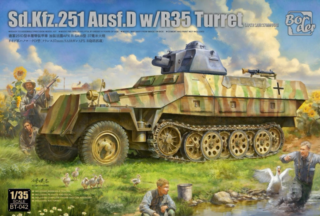 Border Models BT-042 1:35 Sd.Kfz.251 with R35 Turret
