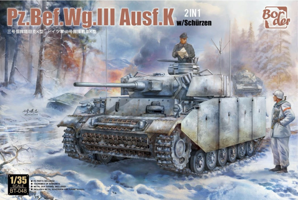 Border Models BT-048 1:35 Pz.III Bef.Wg.III Ausf.K