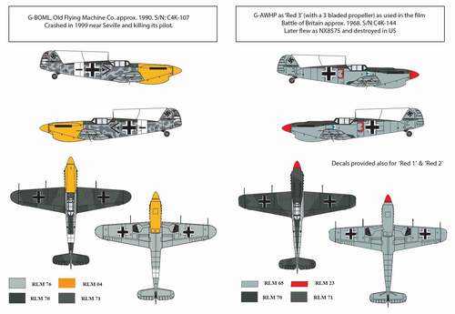 Attittude Aviation BUC-32003 1:32 Hispano HA-1112M1L Buchon 'Movie Star' Decal Sheet & Conversion Set