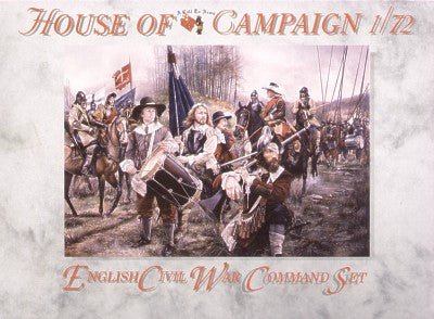 A Call To Arms 62 1:72 English Civil War Command Set
