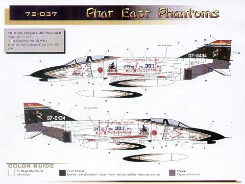 Cam Decals 72037 1:72 Phar East McDonnell F-4EJ Phantoms Part 2