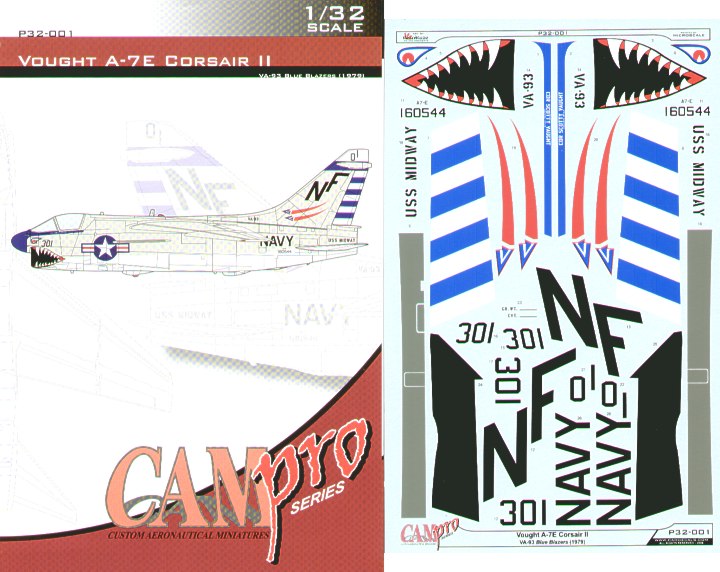 CAM PRO P32-001 1:32 LTV A-7E Corsair