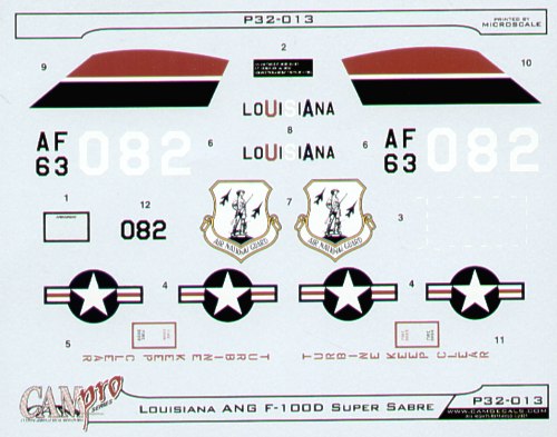 CAM PRO P32-013 1:32 North-American F-100D Super Sabre