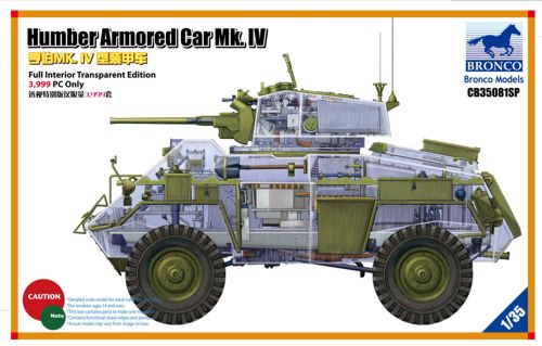 Bronco Models CB35081SP 1:35 British Humber Armored Car Mk.IV