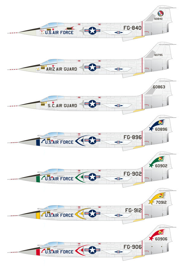 Caracal Models CD72142 1:72 USAF Lockheed F-104A/C Starfighter