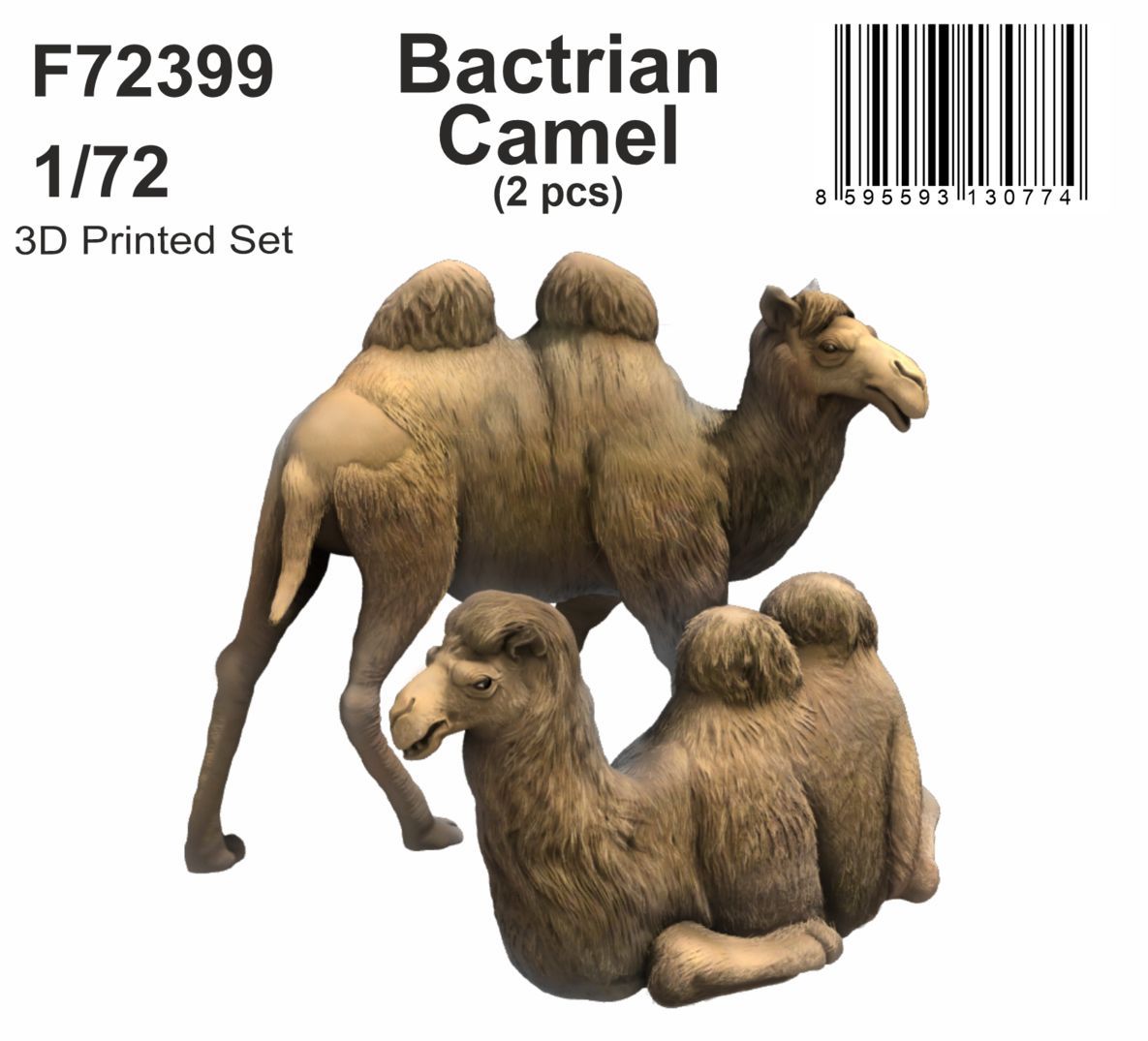CMK F72399 1:72 Bactrian Camel (2 pcs)