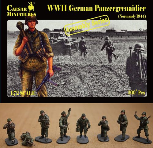 Caesar Miniatures H7716 1:72 German Panzergrenadier (Normandy 1944) (WWII)