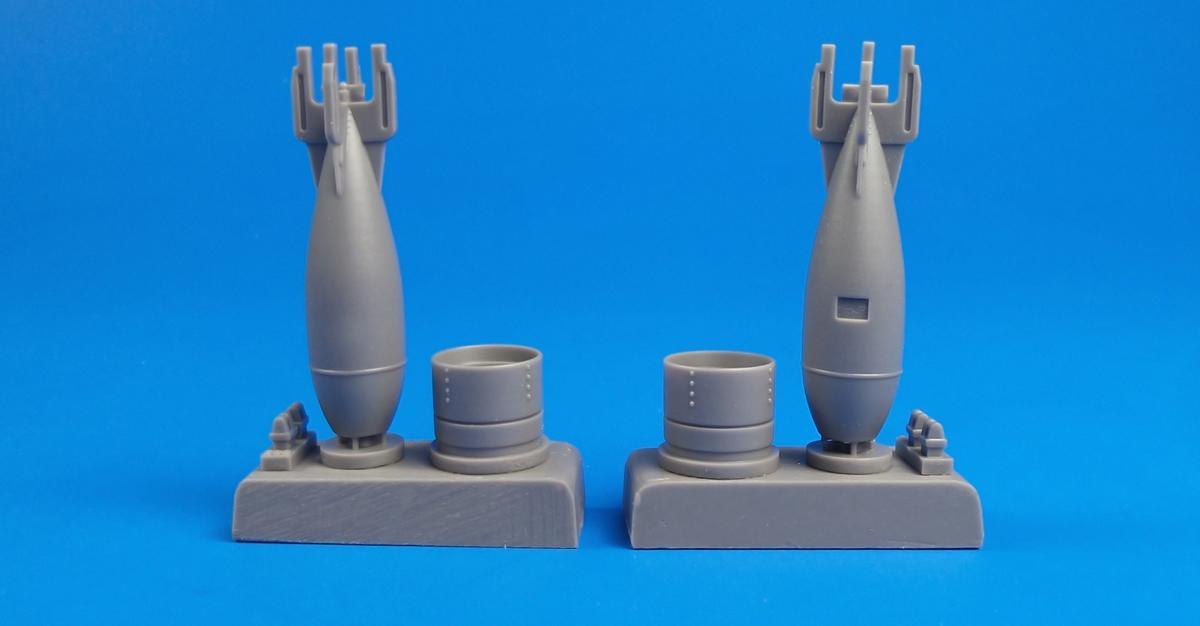 CMK 4359 1:48 Anti-Submarine Bomb 500lb Mk.IV (2 pcs)