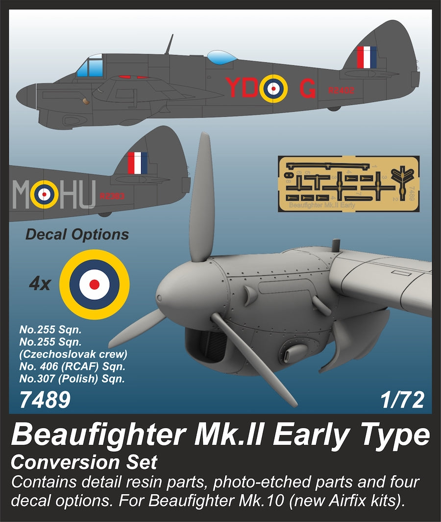 CMK 7489 1:72 Bristol Beaufighter Mk.II Early Type Conversion Set