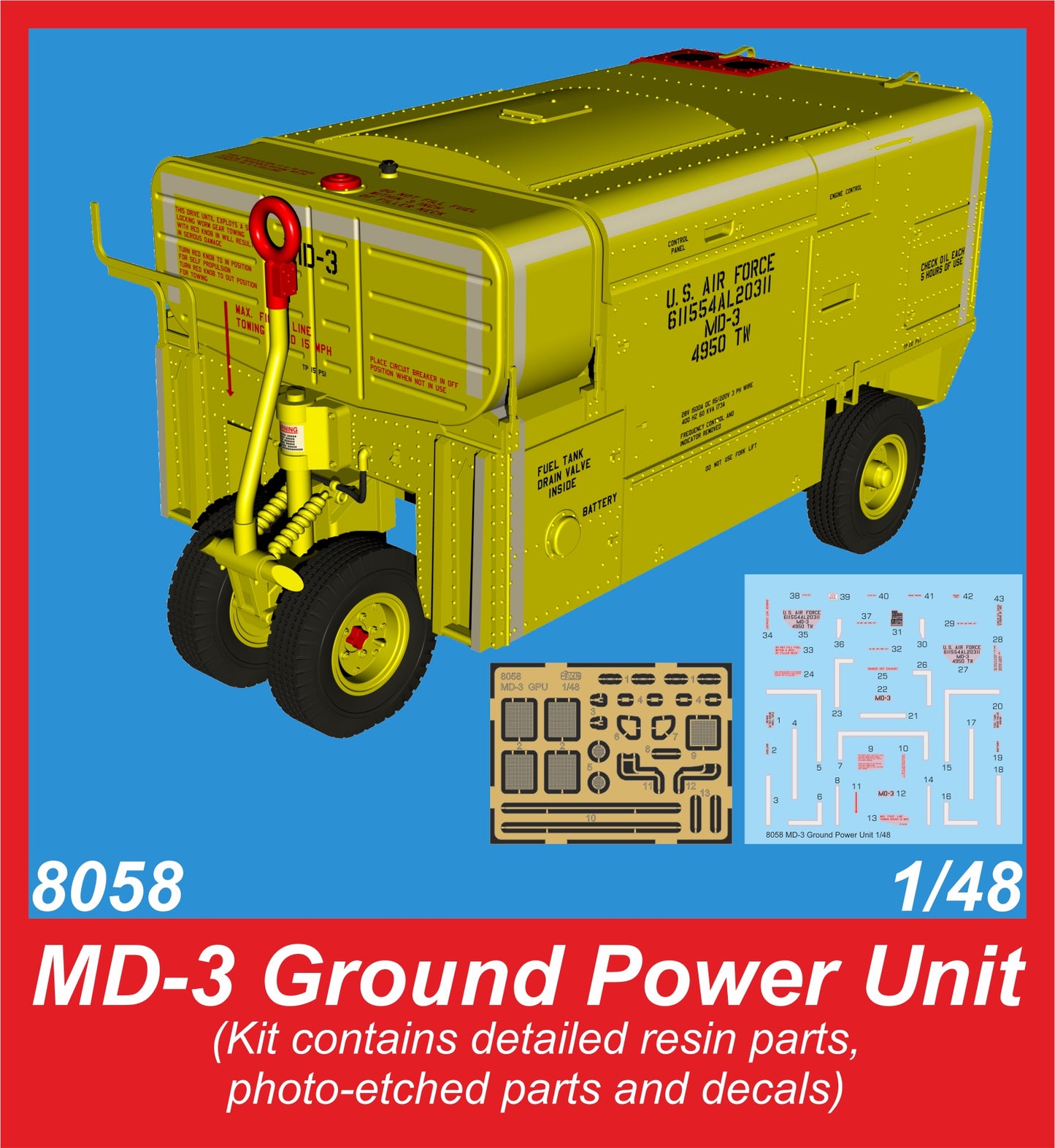 CMK 8058 1:48 MD-3 Ground Power Unit