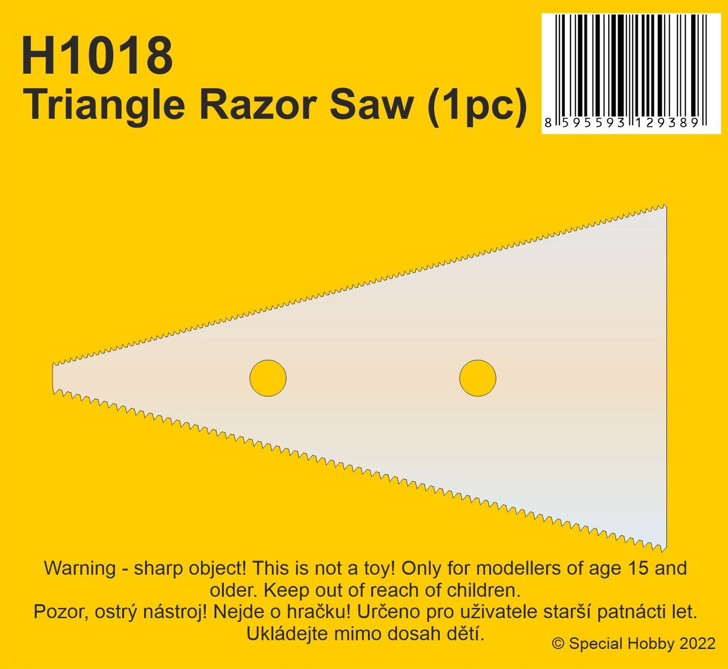 CMK H1018 1:48 & 1:72 Triangle Razor Saw (1pc)
