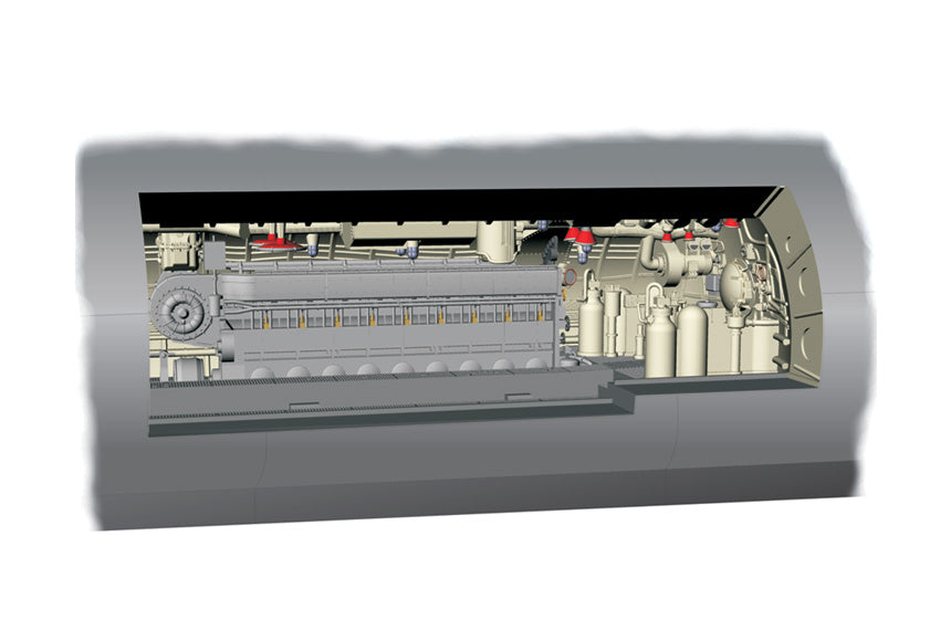 CMK N72017 1:72 Type IXC Engine Section