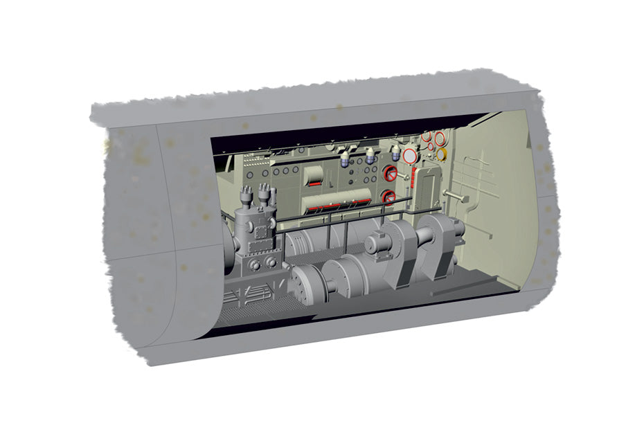 CMK N72024 1:72 U-Boot IX Electric Motor Section