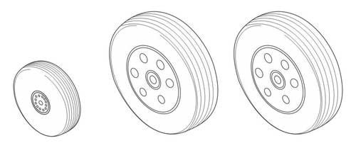 CMK Q48142 1:48 BAe Hawk T.1 Wheels