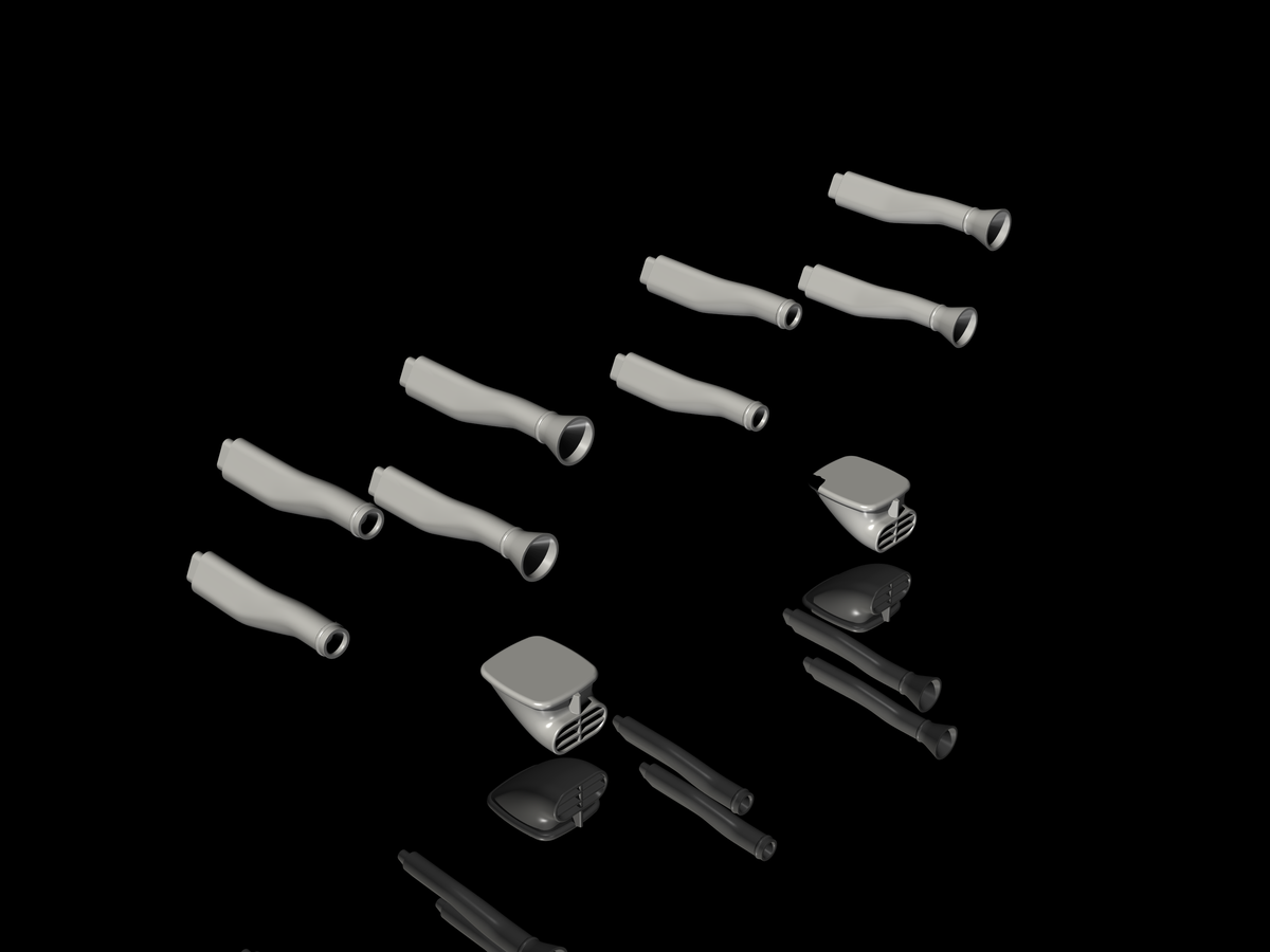 CMK Q48341 1:48 Bristol Blenheim Mk.I Engine Intakes