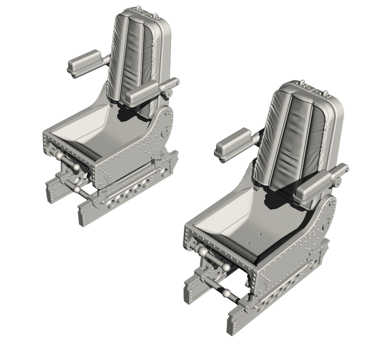 CMK Q48353 1:48 Siebel Si-204/Aero C-3 Pilots Seats