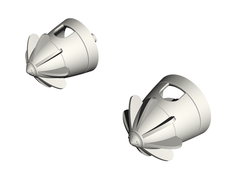 CMK Q48354 1:48 Siebel Si-204/Aero C-3 Propeller Spinners