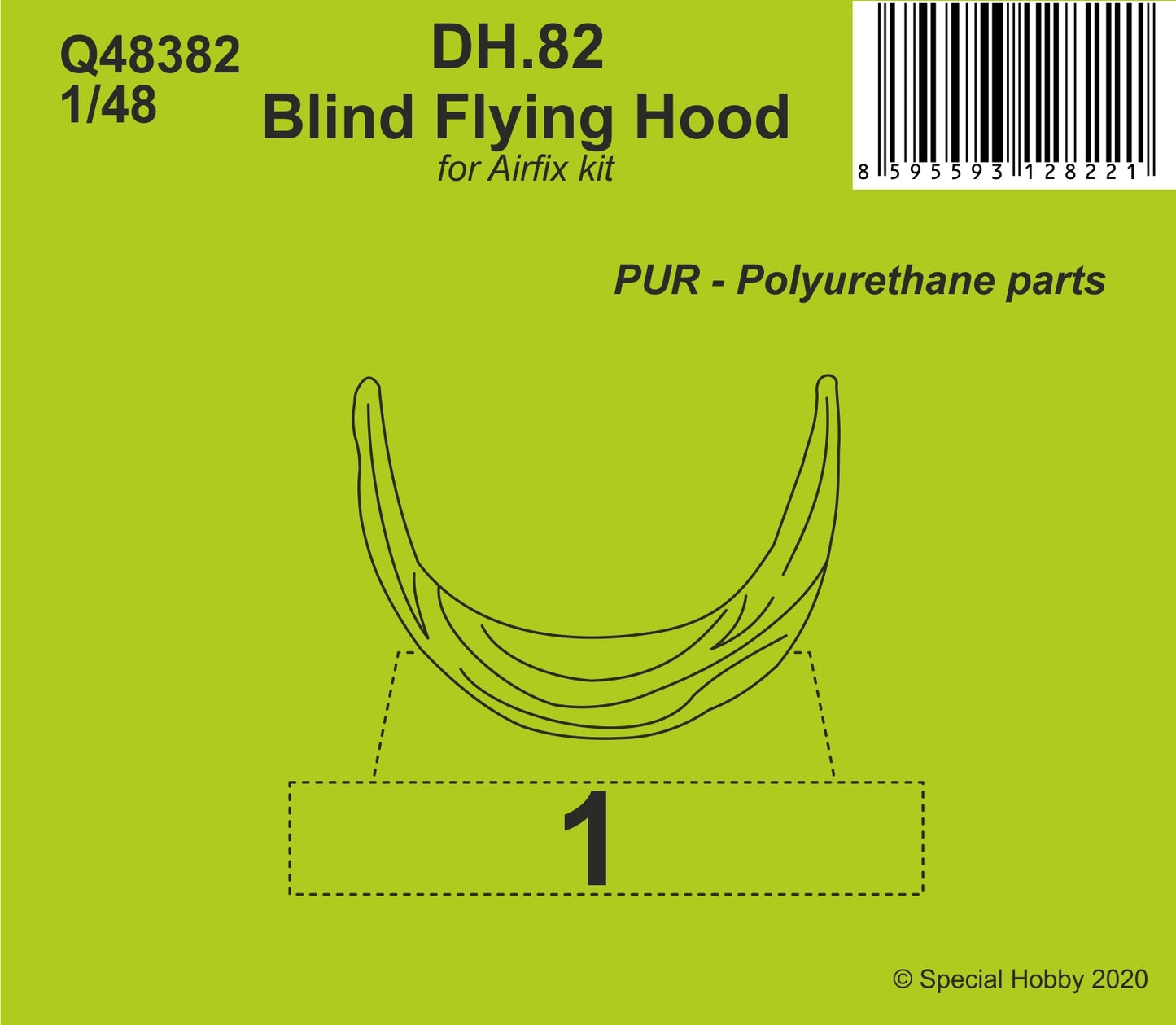 CMK Q48382 1:48 de Havilland DH.82a Tiger Moth Blind Flying Hood