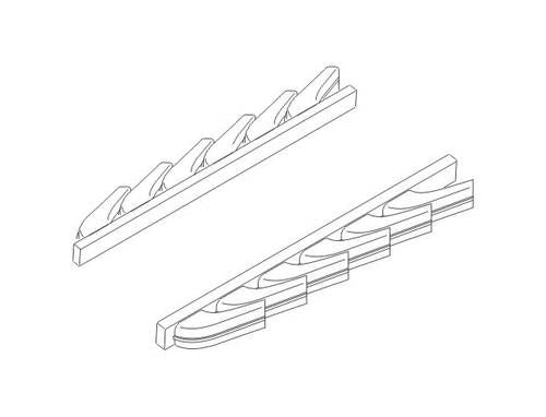 CMK Q72205 1:72 Messerschmitt Bf-109G-6 Exhausts
