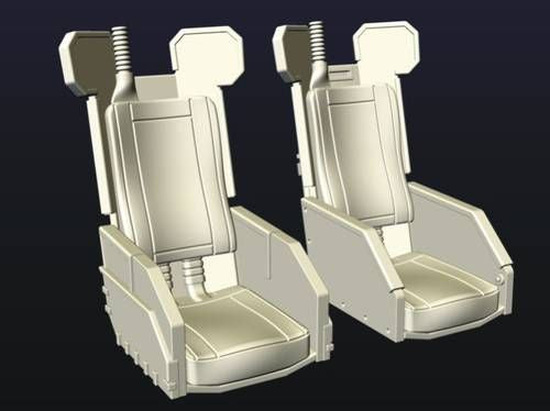 CMK Q72209 1:72 Bell AH-1G Cobra Seats
