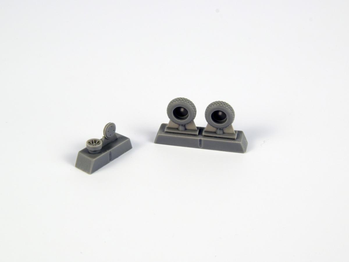 CMK Q72296 1:72 Curtiss P-40N Warhawk/Kittyhawk MK.IA/P-40E Wheels Block Tread