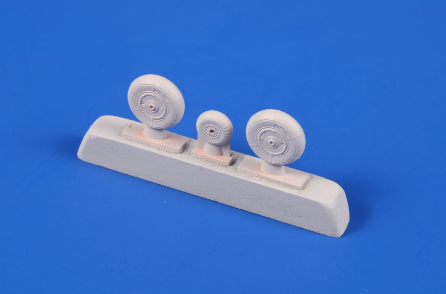 CMK Q72362 1:72 Heinkel He-162A 2 Main Wheels and Tail Wheel