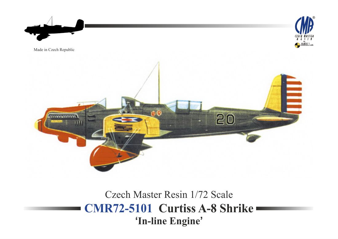 Czech Master Resin CMR72-5101 1:72 Curtiss A-8 Shrike 'In-line Engine'