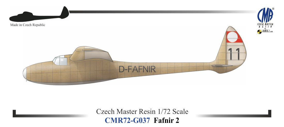 Czech Master Resin CMR72-G037 1:72 Fafnir 2 (Gliders) no decals included