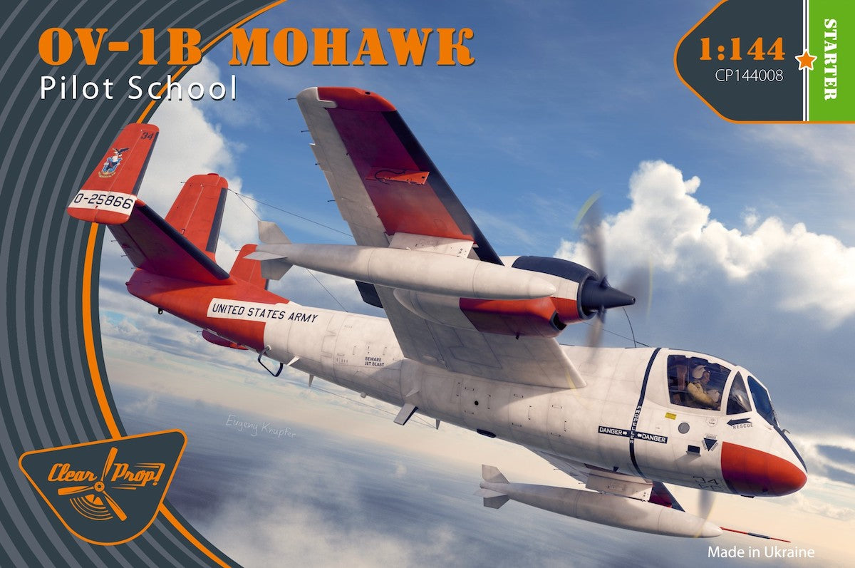 Clear Prop Models CP144008 1:144 Grumman OV-1B Mohawk 'Pilot School' Starter kit