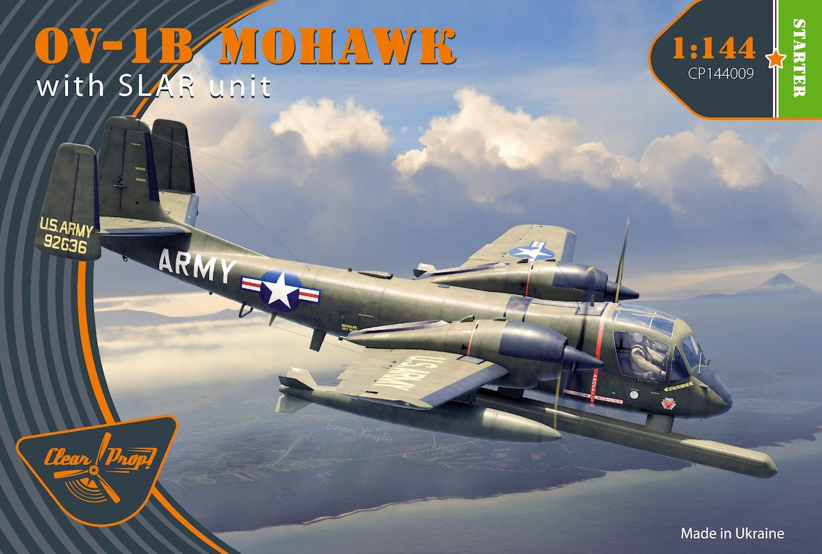 Clear Prop Models CP144009 1:144 Grumman OV-1B Mohawk 'with SLAR unit' Starter kit
