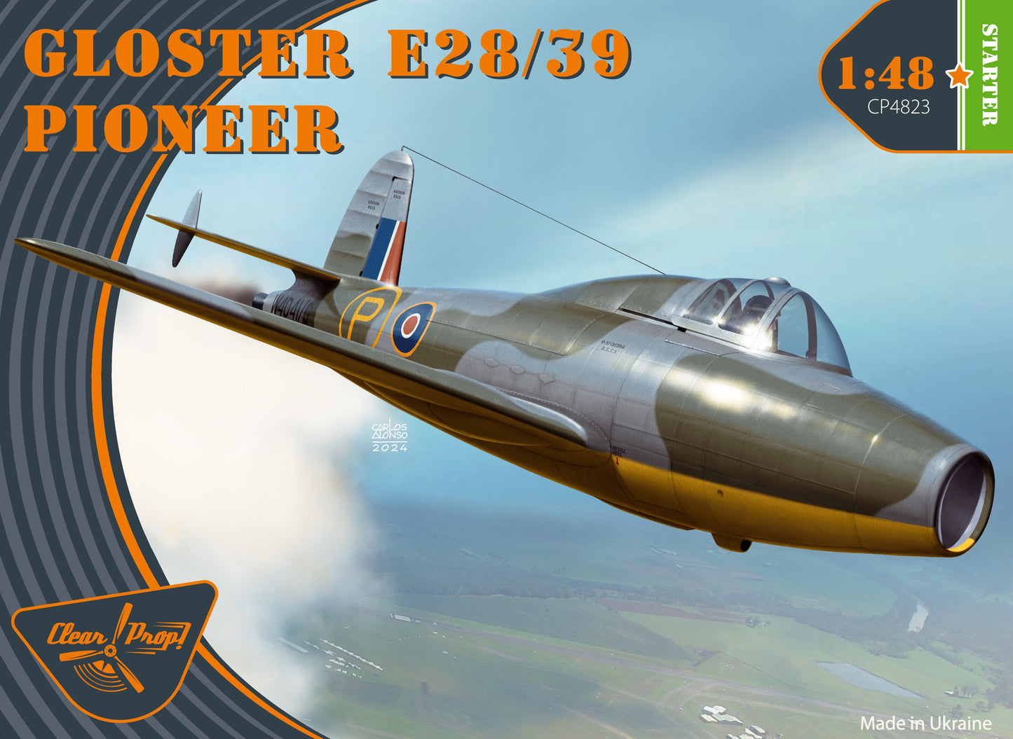 Clear Prop Models CP4823 1:48 Gloster E28/39 Pioneer Starter kit