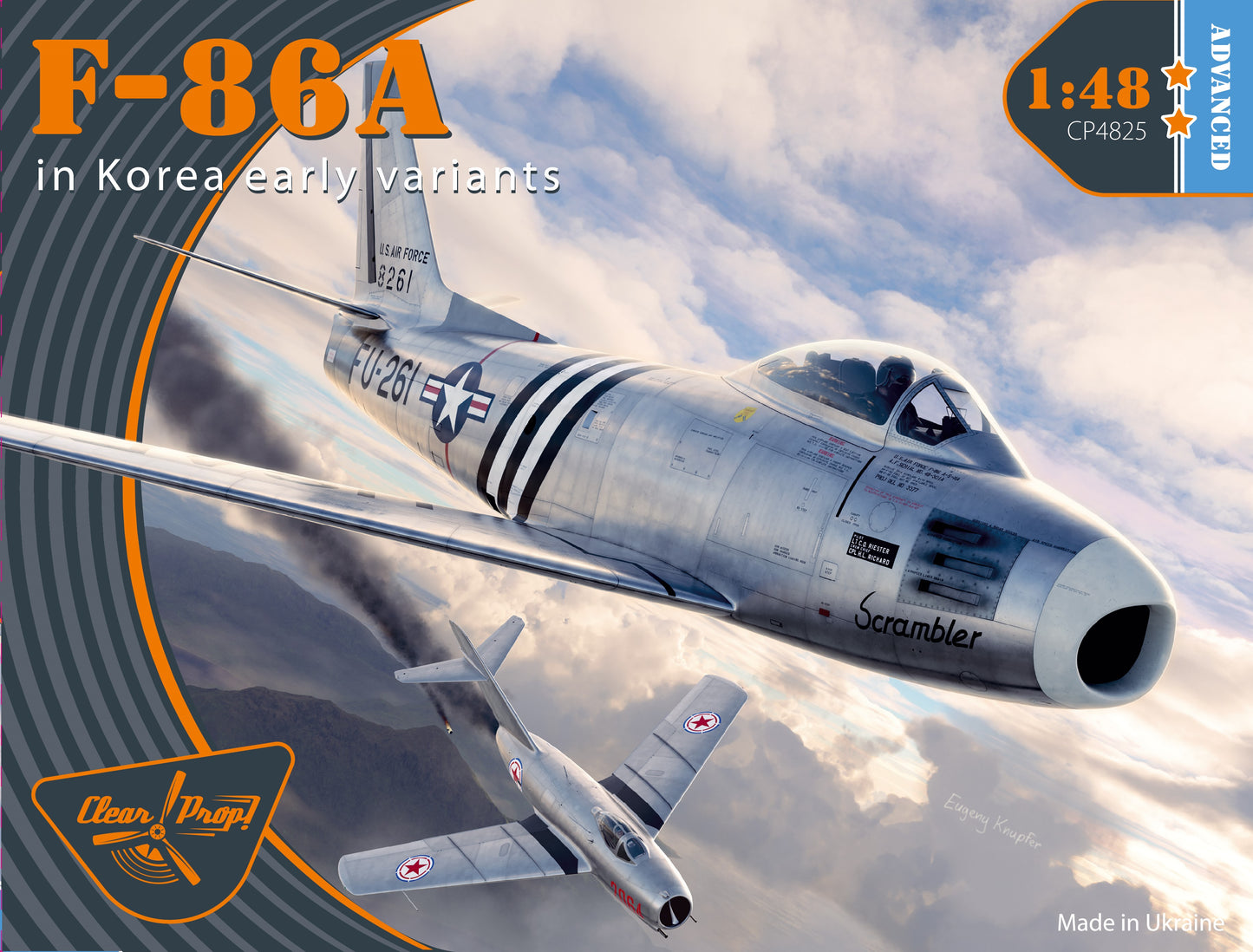 Clear Prop Models CP4825 1:48 North-American F-86A Sabre in Korea early variants Advanced kit
