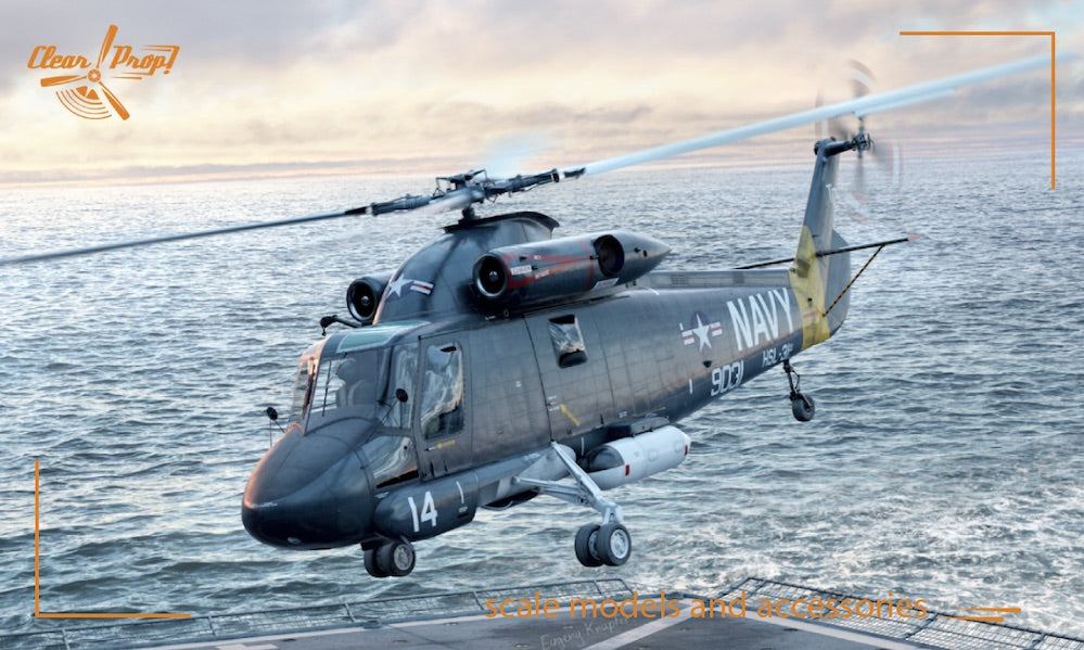 Clear Prop Models CP72018 1:72 Kaman HH-2D Seasprite ADVANCED KIT