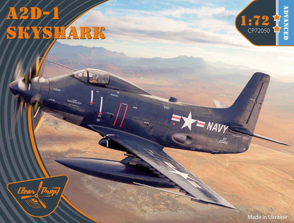 Clear Prop Models CP72050 1:72 Douglas A2D-1 Skyshark